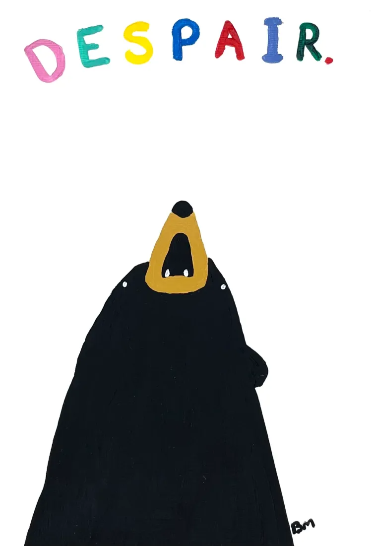 Bear yelling DESPAIRt